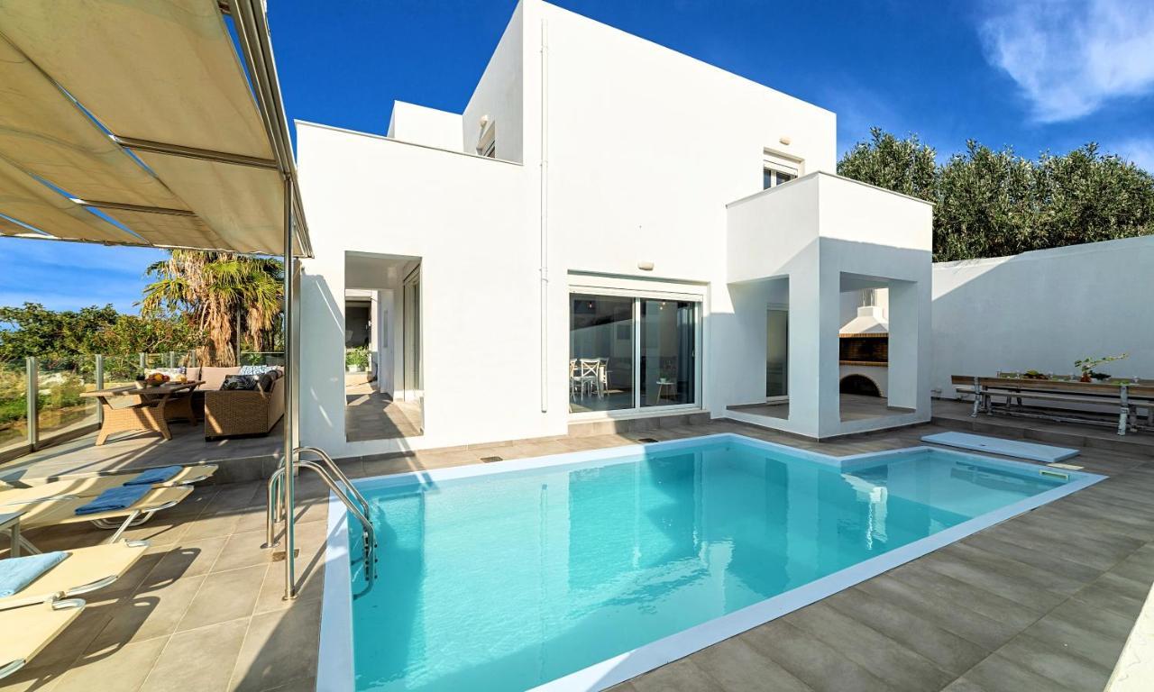 Cretan Sunset Villa Heated Pool Dhrámia Dış mekan fotoğraf