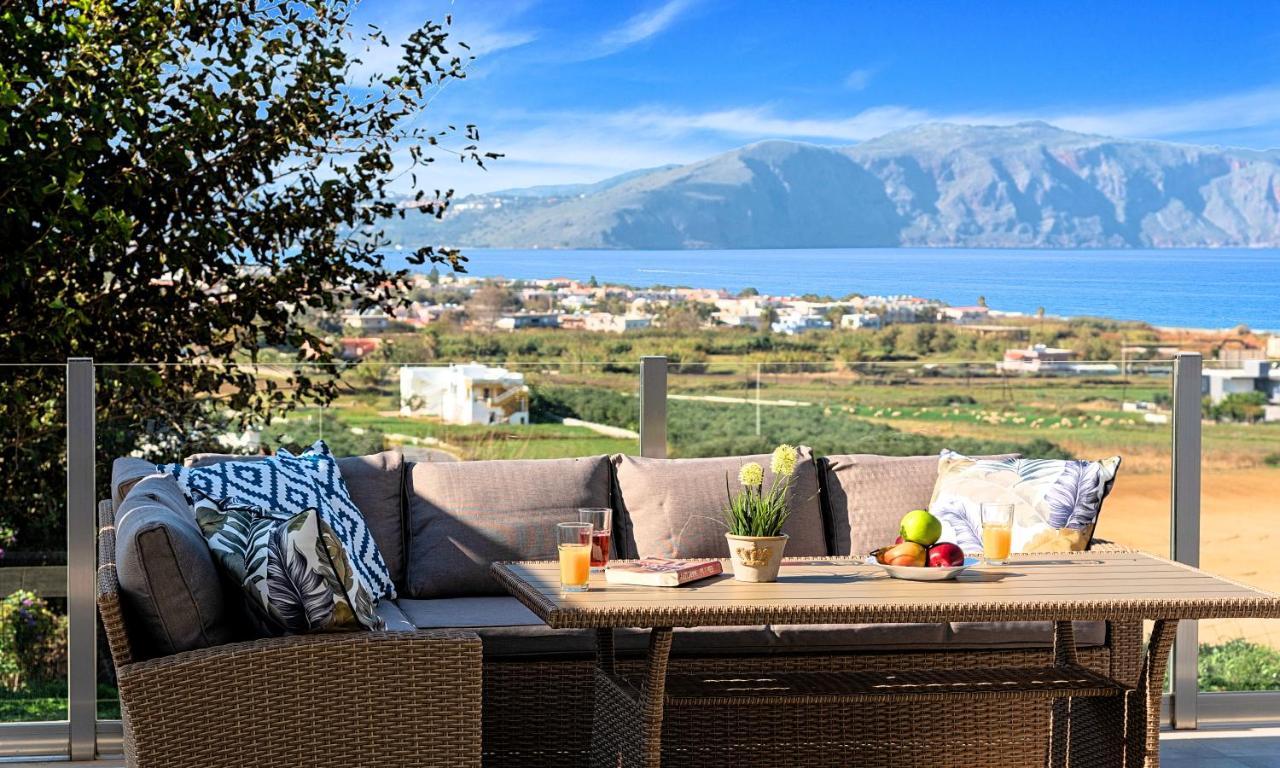 Cretan Sunset Villa Heated Pool Dhrámia Dış mekan fotoğraf