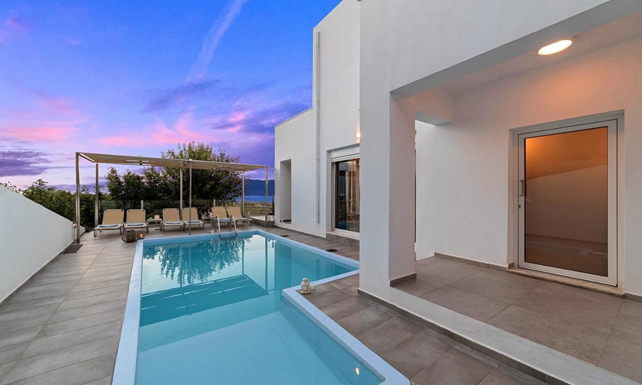 Cretan Sunset Villa Heated Pool Dhrámia Dış mekan fotoğraf